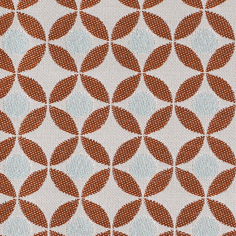 Alpine Geometric Poly-Cotton Brocade