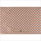 Alpine Geometric Poly-Cotton Brocade
