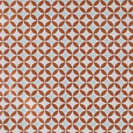 Alpine Geometric Poly-Cotton Brocade