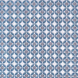 Petrol Geometric Poly-Cotton Brocade