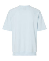 Women's French Terry Short Sleeve Crewneck Pullover