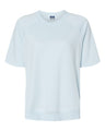 Women's French Terry Short Sleeve Crewneck Pullover