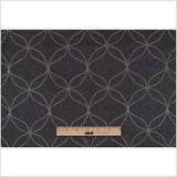 Onyx Embroidered Geometric "Menswear" Poly