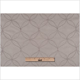 Stone Embroidered Geometric "Menswear" Poly
