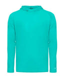 Camiseta de manga larga con capucha Tri-Blend Surplice para jóvenes
