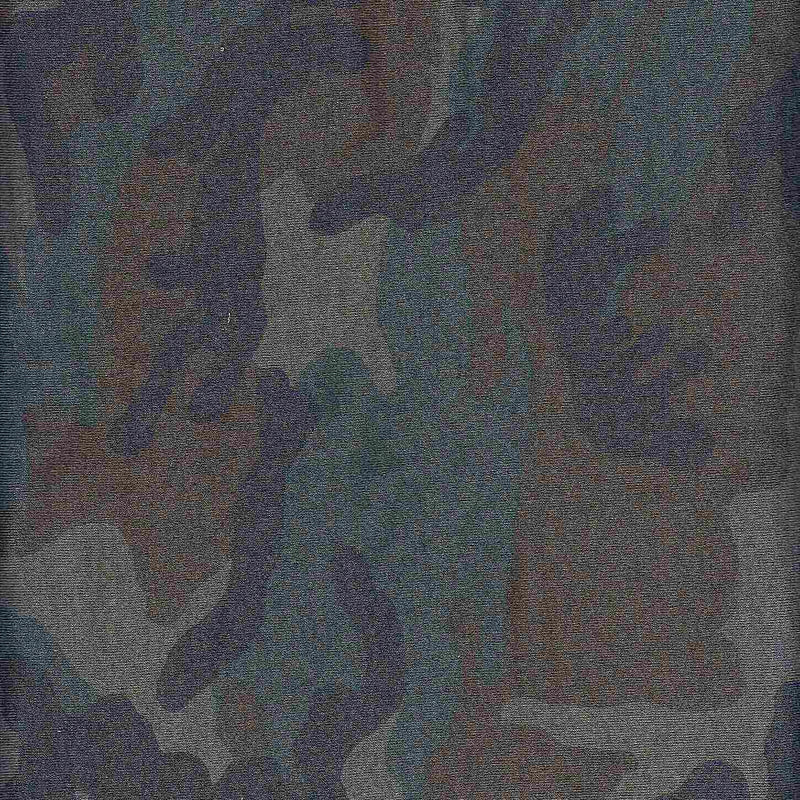 French Terry Camouflage Print Fabric 1 Yard Soft Stretch Cozy Texture 58/60" Wide