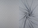 1 yarda de tela tejida de gasa con puntos suizos en relieve, texturizada, transparente y suave para cortinas, ancho 59/60"