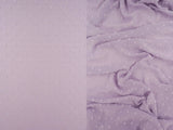 1 Yard Waffle Swiss Dot Chiffon Woven Fabric Textured Sheer Soft Drapery 59/60" Width
