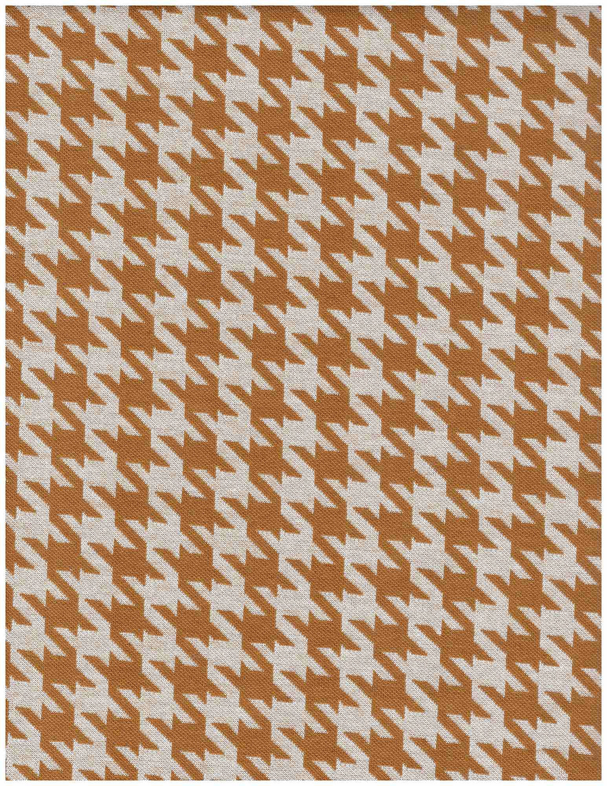 1 Yard Herringbone Jacquard Knit Fabric 260 GSM, 58/60? Wide Polyester Spandex Blend