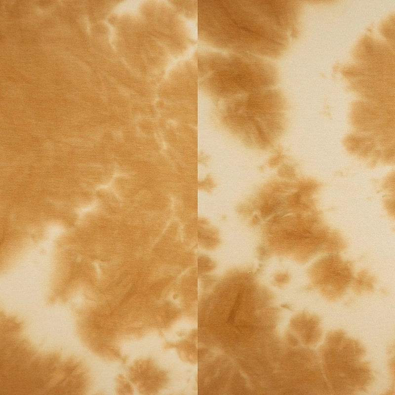Real Tie Dye Rayon Spandex Knit Fabric 1 Yard Soft Stretch Lightweight 59" Wide