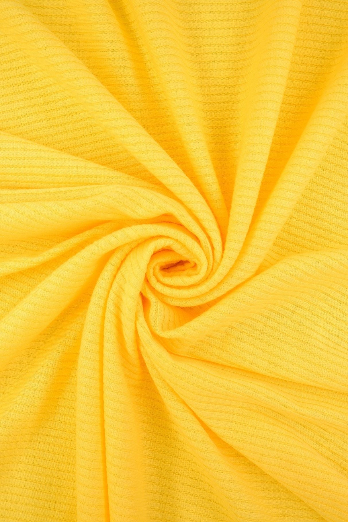 Rib Solid Stretch Knit Fabric