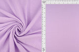 Rib Solid Stretch Knit Fabric