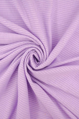 Rib Solid Stretch Knit Fabric