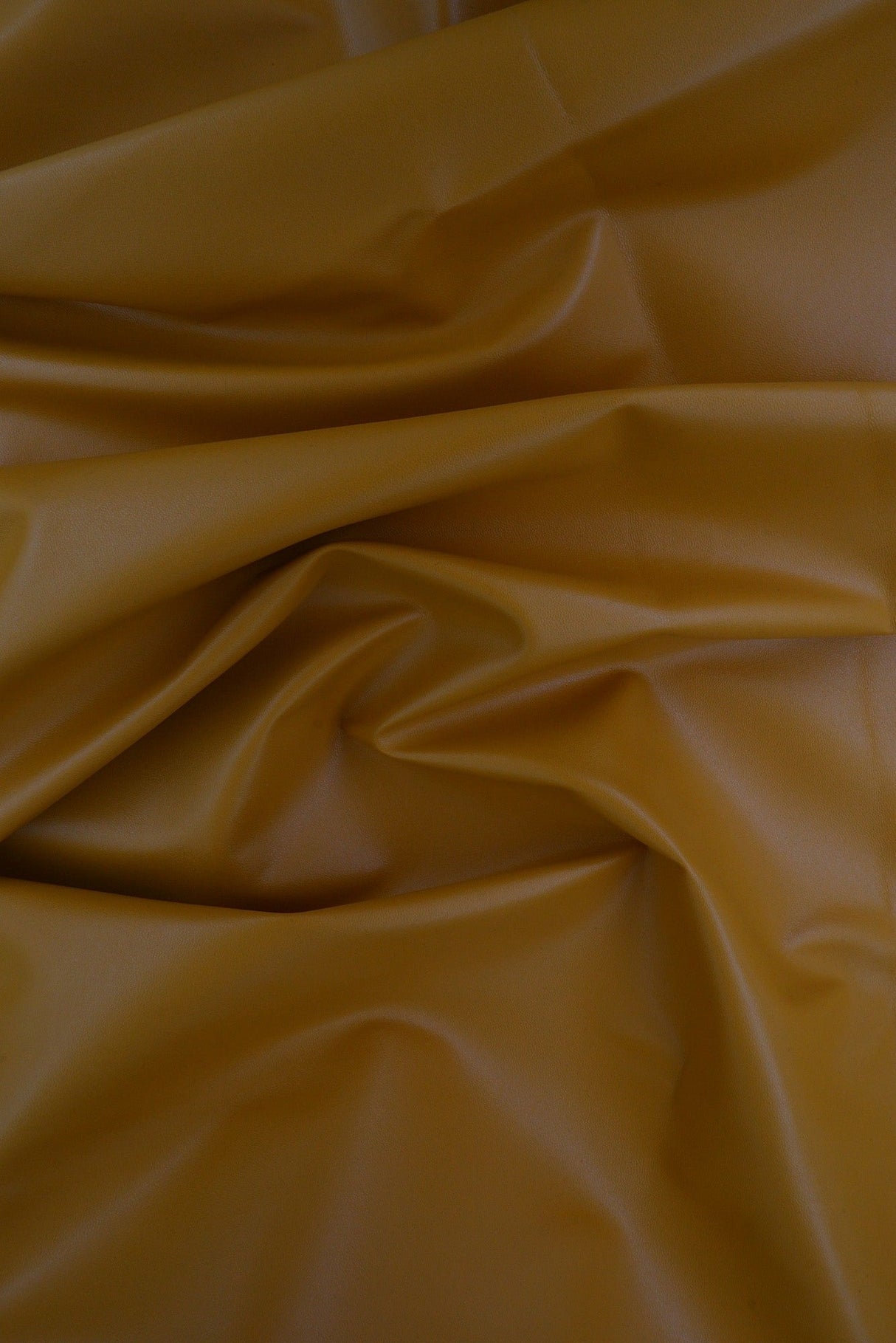 PU Pleather Stretch Knit Fabric