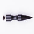 1.375" Black Nickel Spike Stud