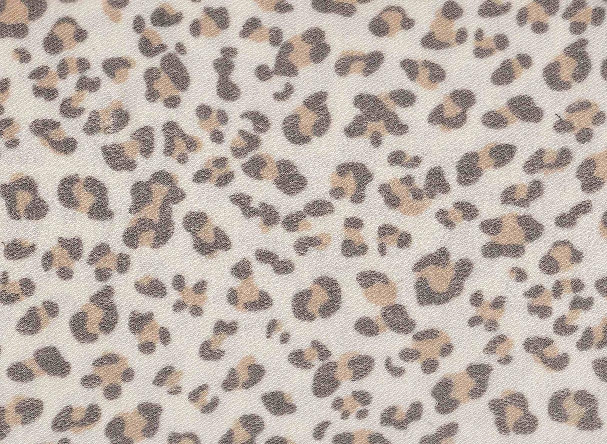 Animal Print Stretch Knit Crepe Fabric