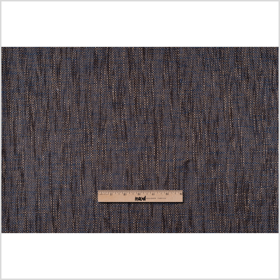 Brown-Blue Lagoon Upholstery Tweed