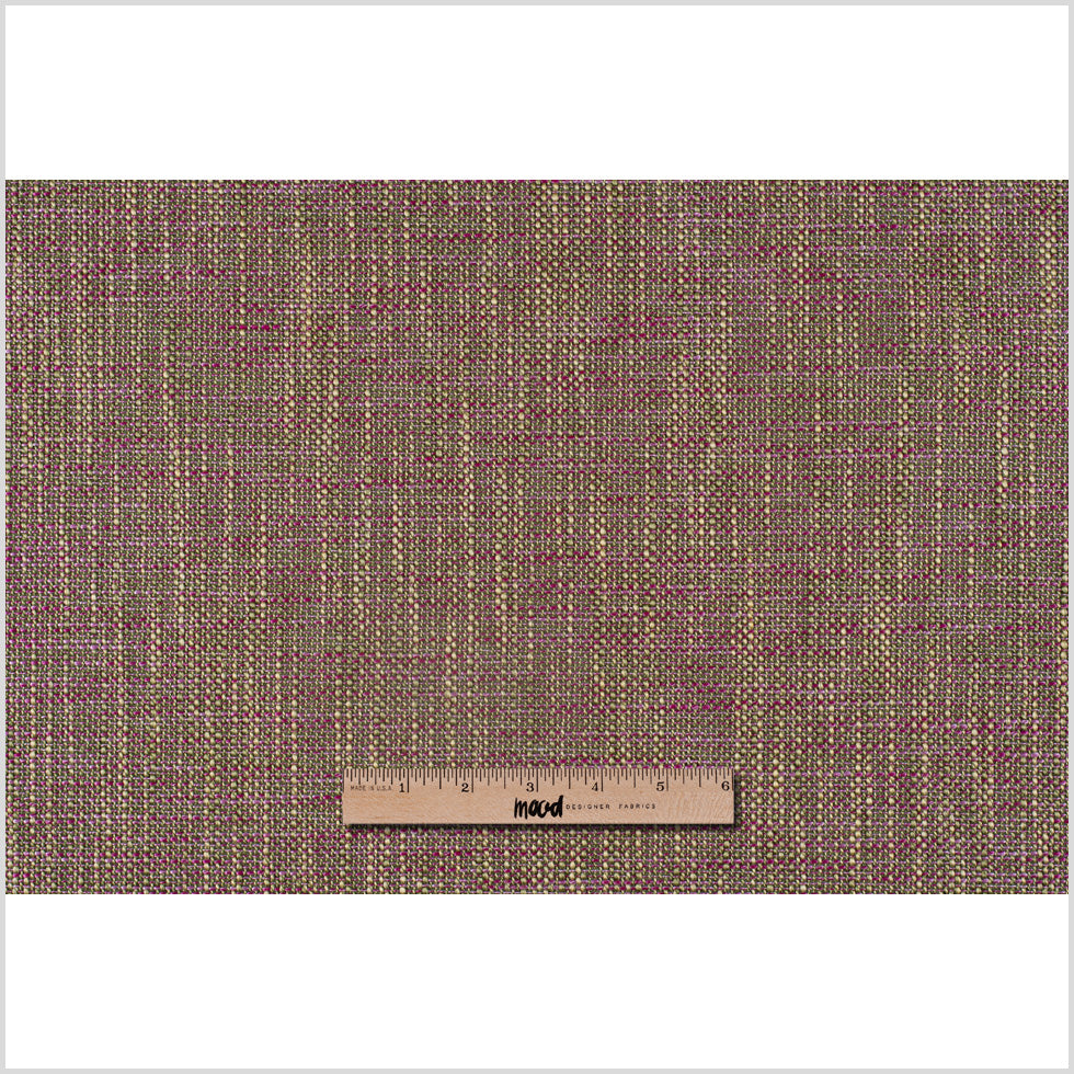Lime-Pink Upholstery Tweed