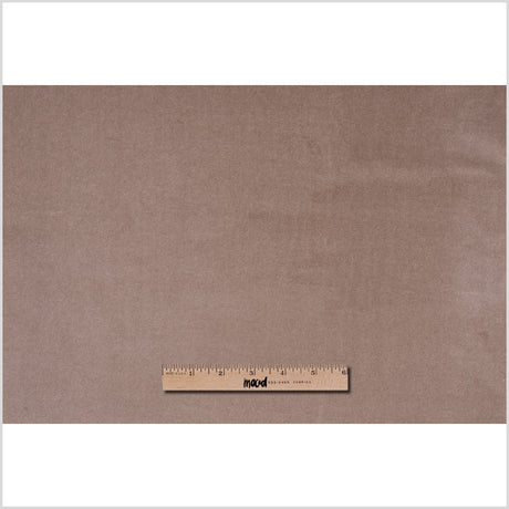 Taupe Cotton Velvet