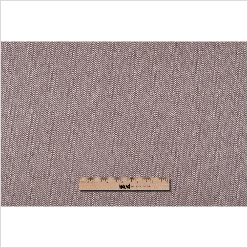 Mushroom Herringbone Upholstery Tweed