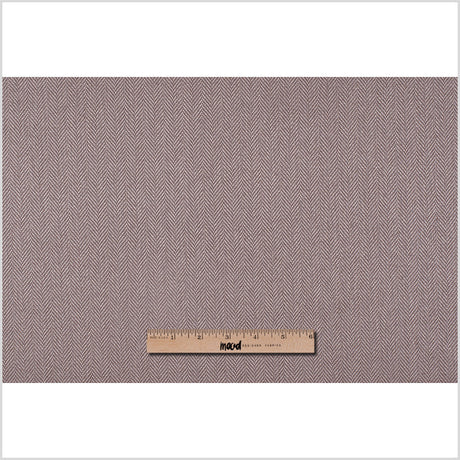 Mushroom Herringbone Upholstery Tweed