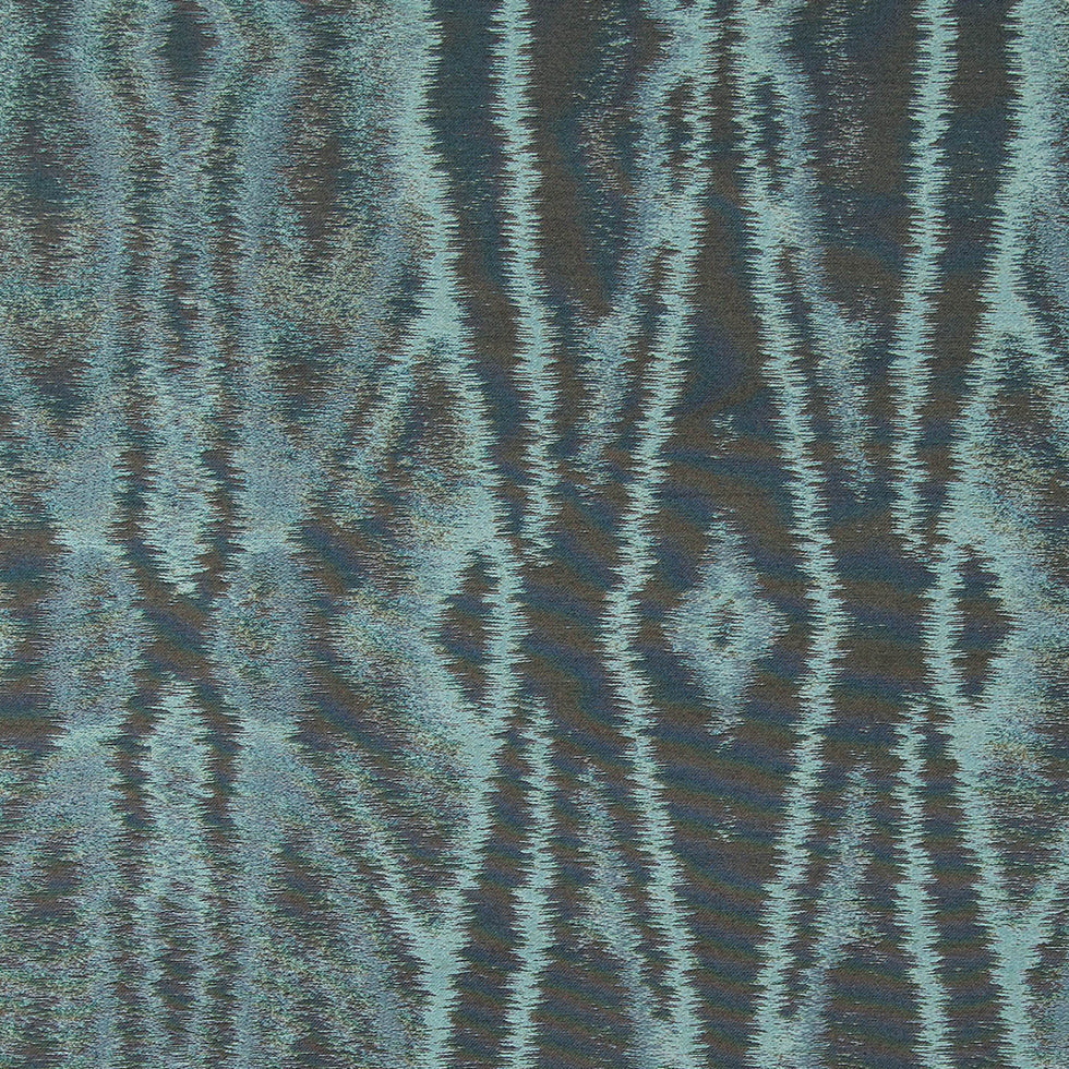 Pearl Blue and Gray Double-Wide Moire