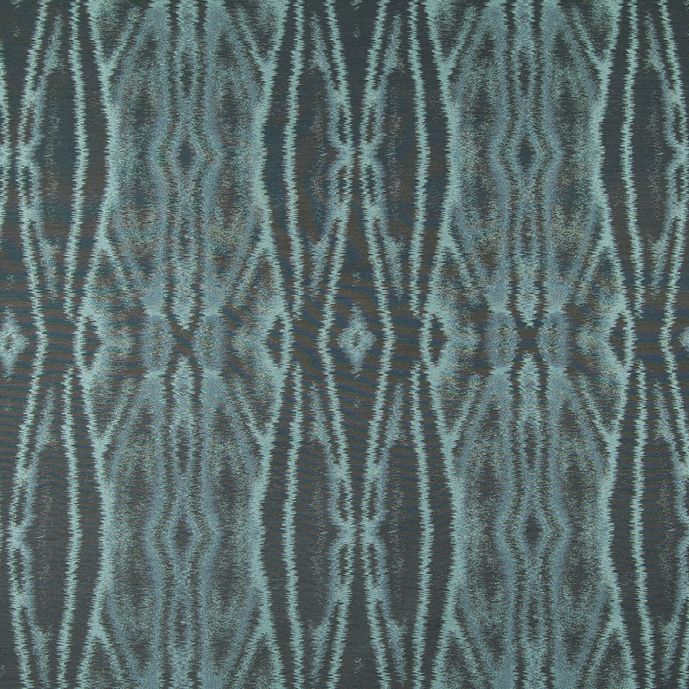 Pearl Blue and Gray Double-Wide Moire
