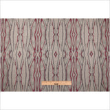 Burgundy and Gray Double-Wide Moire