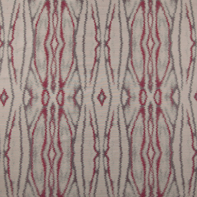 Burgundy and Gray Double-Wide Moire