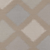 Beige and Silver Double-Wide Diamond Woven