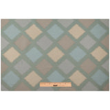 Agate Green Double-Wide Diamond Woven