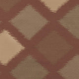 Tan and Red Double-Wide Diamond Woven