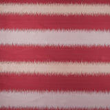Gray and Deep Red Double-Wide Poly Stripes