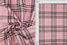 1 Yard Knit Jacquard Plaid Fabric 240 GSM, 58/60? Wide Polyester Spandex Blend