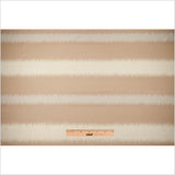 Champagne and Beige Double-Wide Poly Stripes