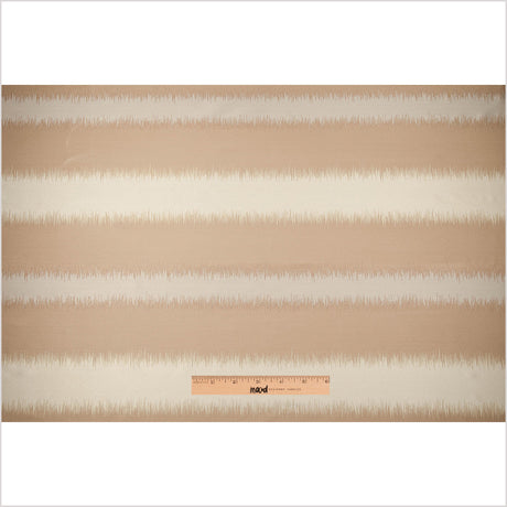 Champagne and Beige Double-Wide Poly Stripes