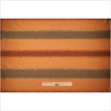 Orange and Taupe Double-Wide Poly Stripes
