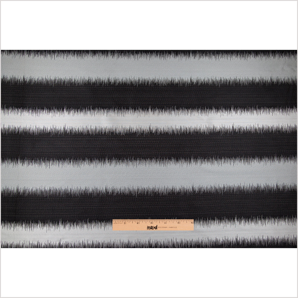 Silver and Gray Double-Wide Poly Stripes