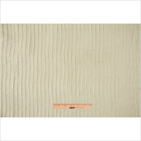 Ecru "Bumpy" Poly Sheer