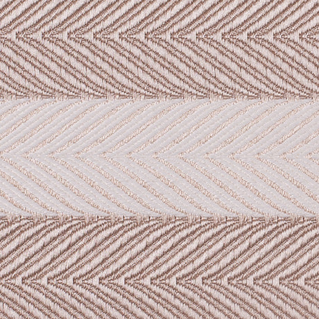 Tan Herringbone Stripes Poly Brocade