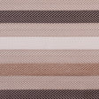 Tan Herringbone Stripes Poly Brocade