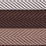 Brown Herringbone Stripes Poly Brocade