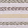 Ivory, Yellow and Green Herringbone Stripes Poly Brocade