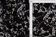 Brushed DTY Print Stretch Knit Black