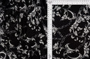 Brushed DTY Print Stretch Knit Black