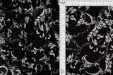 Brushed DTY Print Stretch Knit Black