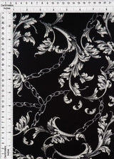 1 Yard Polyester Spandex DTY Knit Fabric Soft Brushed Status Print 58/60" Width