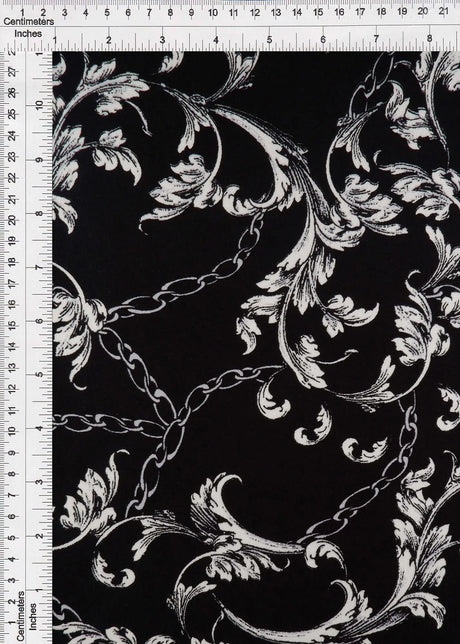 1 Yard Polyester Spandex DTY Knit Fabric Soft Brushed Status Print 58/60" Width