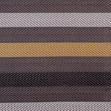 Taupe and Gold Herringbone Stripes Poly Brocade