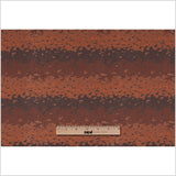 Organic Ripples Orange and Brown Poly Brocade